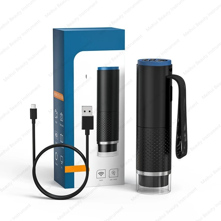 High Definition Beauty Hair Detection Portable Microscope Scalp Detector WiFi Beauty Electronic Digital Microscope