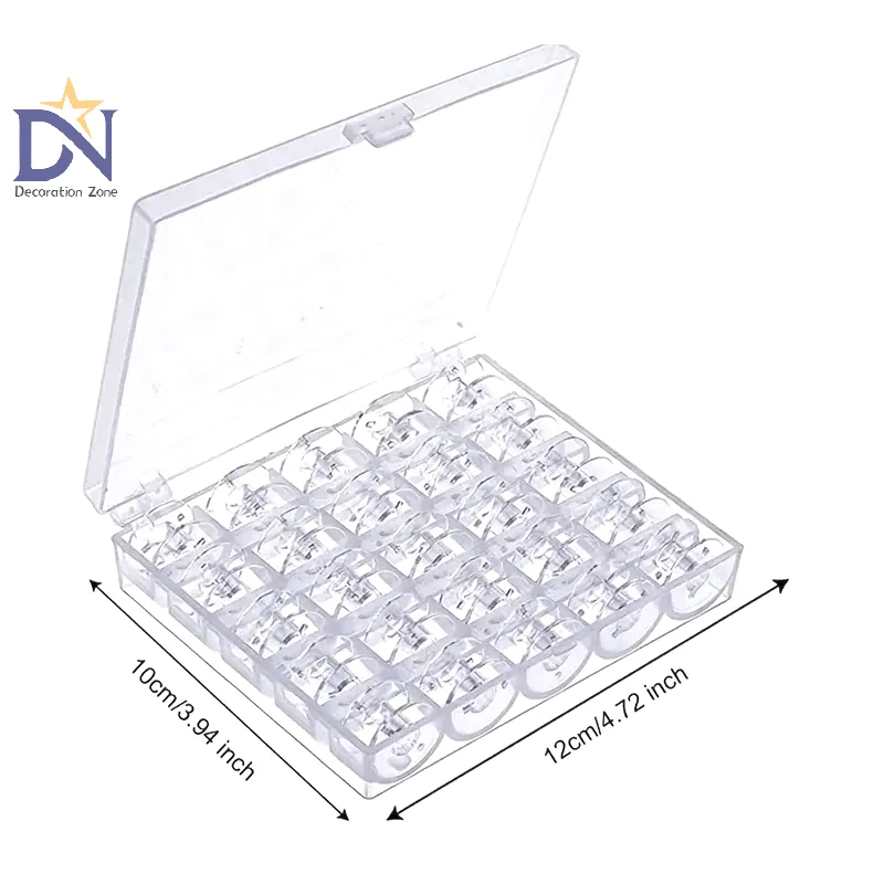 Bobbin Sewing Thread Polyester Thread Spools Sewing Machine Bobbins With Storage Box For Embroidery Sewing Accessories