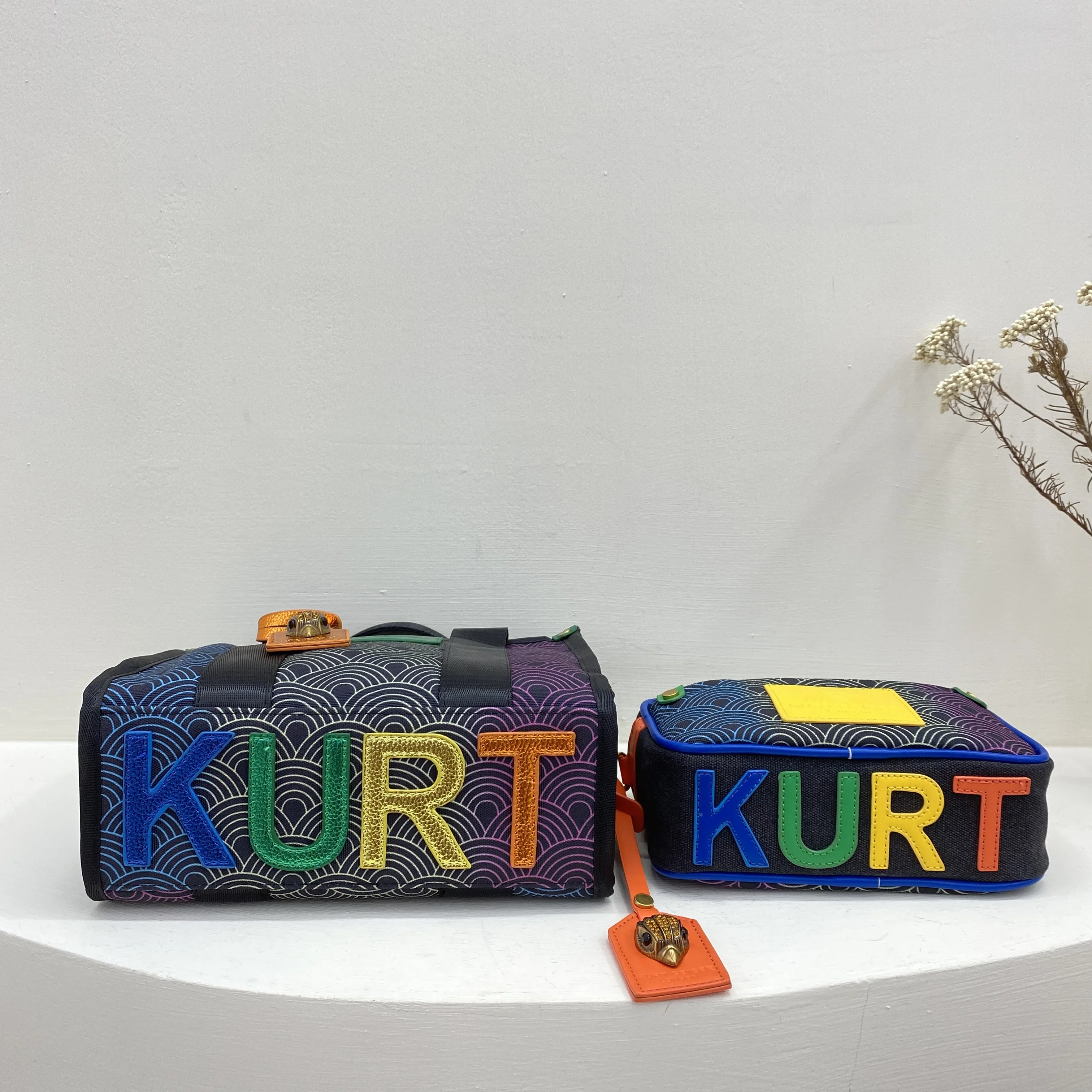 KURT GEIGER LONDON płócienna torba z grubej bawełny torebka o dużej pojemności luksusowe markowe torby Crossbody nowa damska torebka na ramię