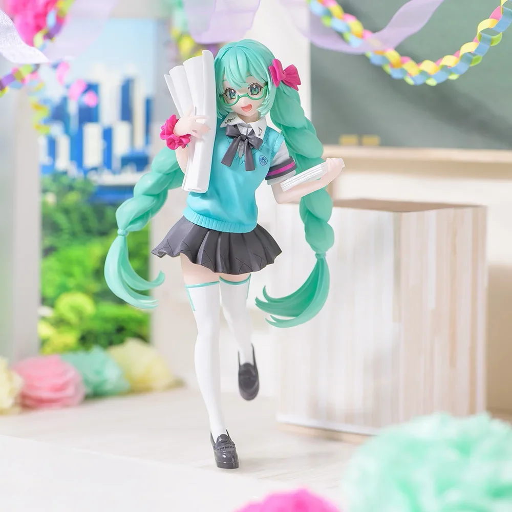 Virtual Singer Hatsune Miku Action Figurine New Cartoon PVC Movable Doll Desktop Ornaments Anime Neighboring Collection Toy Gift