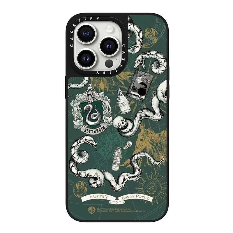 Funda para teléfono Apple Harry Potter de marca Co para iPhone 16 ProMax, adecuada para funda para teléfono con espejo Apple 16/15/14/13/12