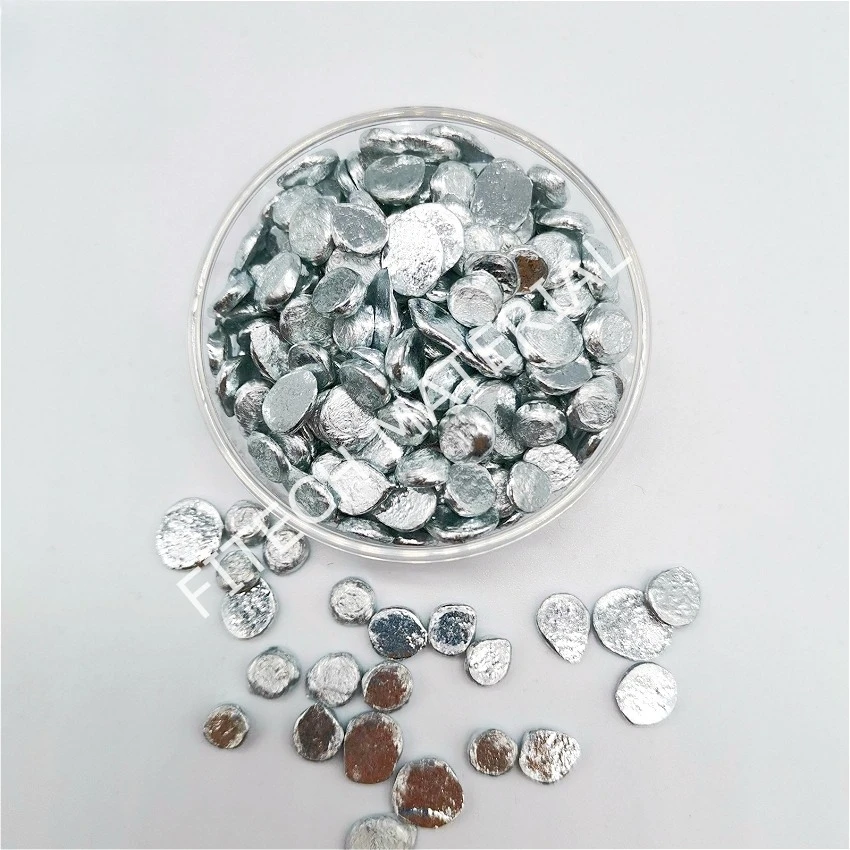 

50g 100g 200g 500g Zinc High Purity Zn Ingot Round Bar Anode Electroplating Wholesale