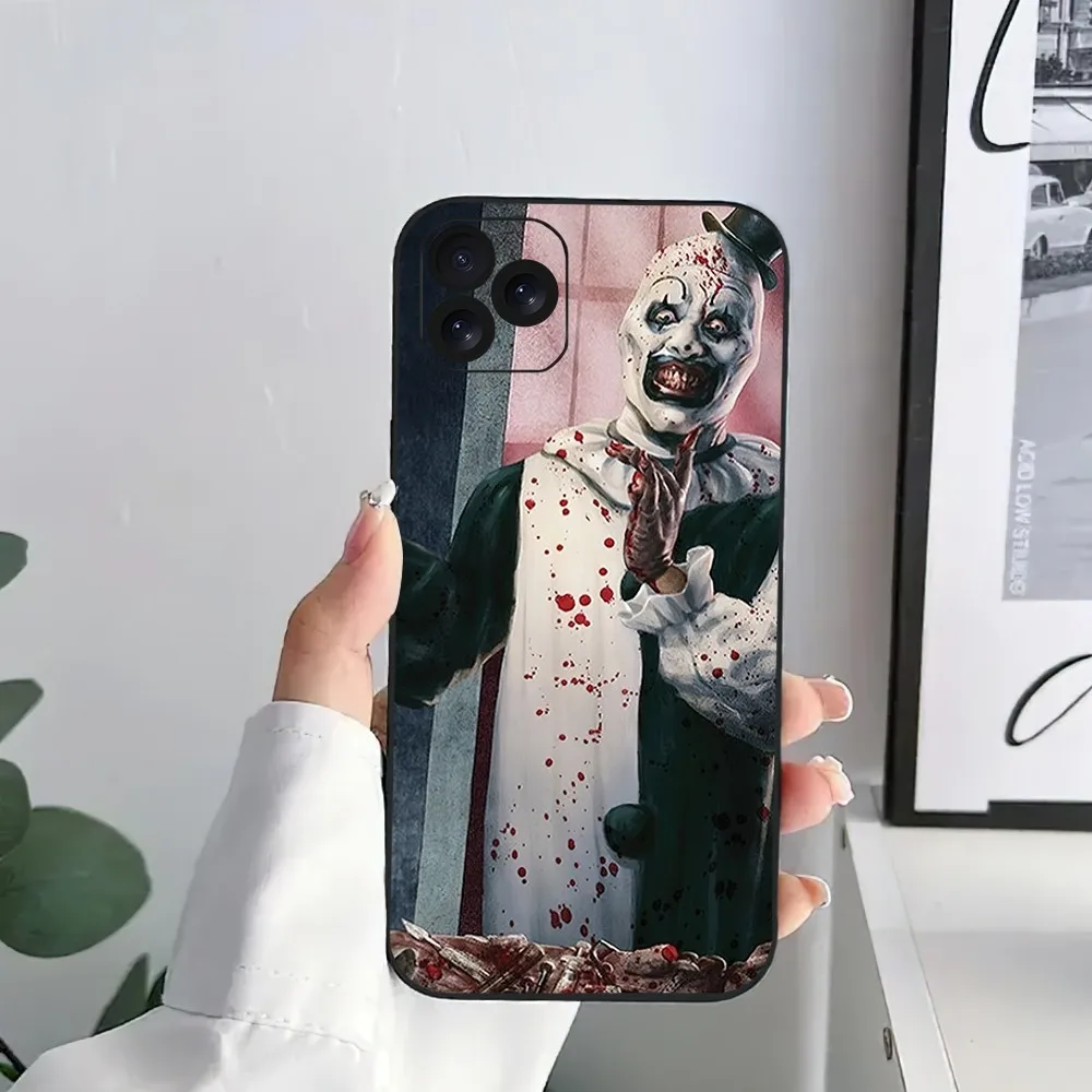 Movie Terrifier Phone Case For iPhone 15 14 13 12 11 8 Mini Xr Xs X Xsmax Pro Max Plus Shell