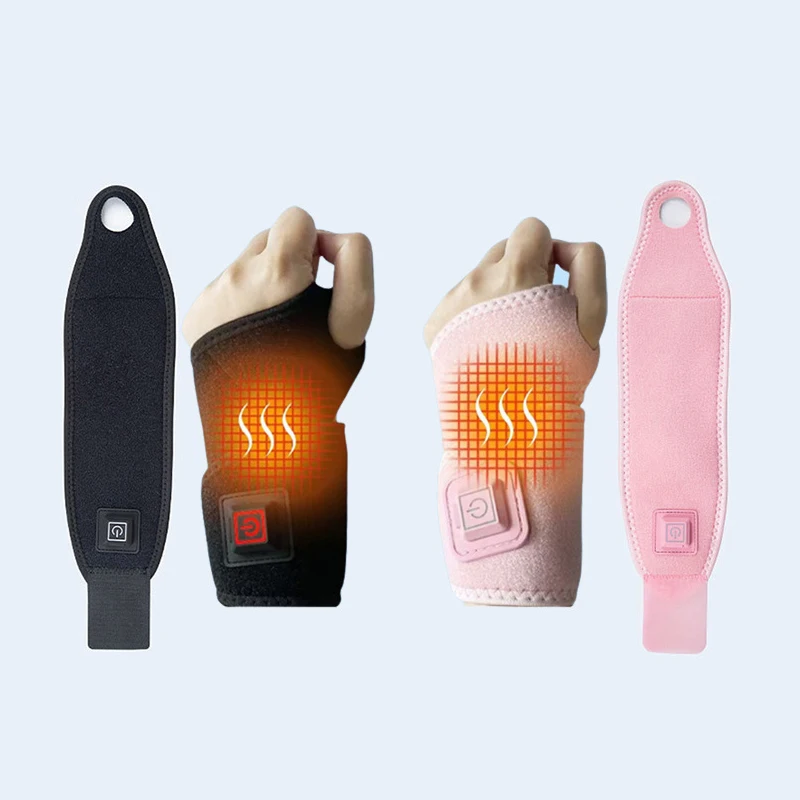 Heated Wrist Brace, Portable, Electric Heat Pad, Three Adjustable Heat Modes, Perfect for Office Environment