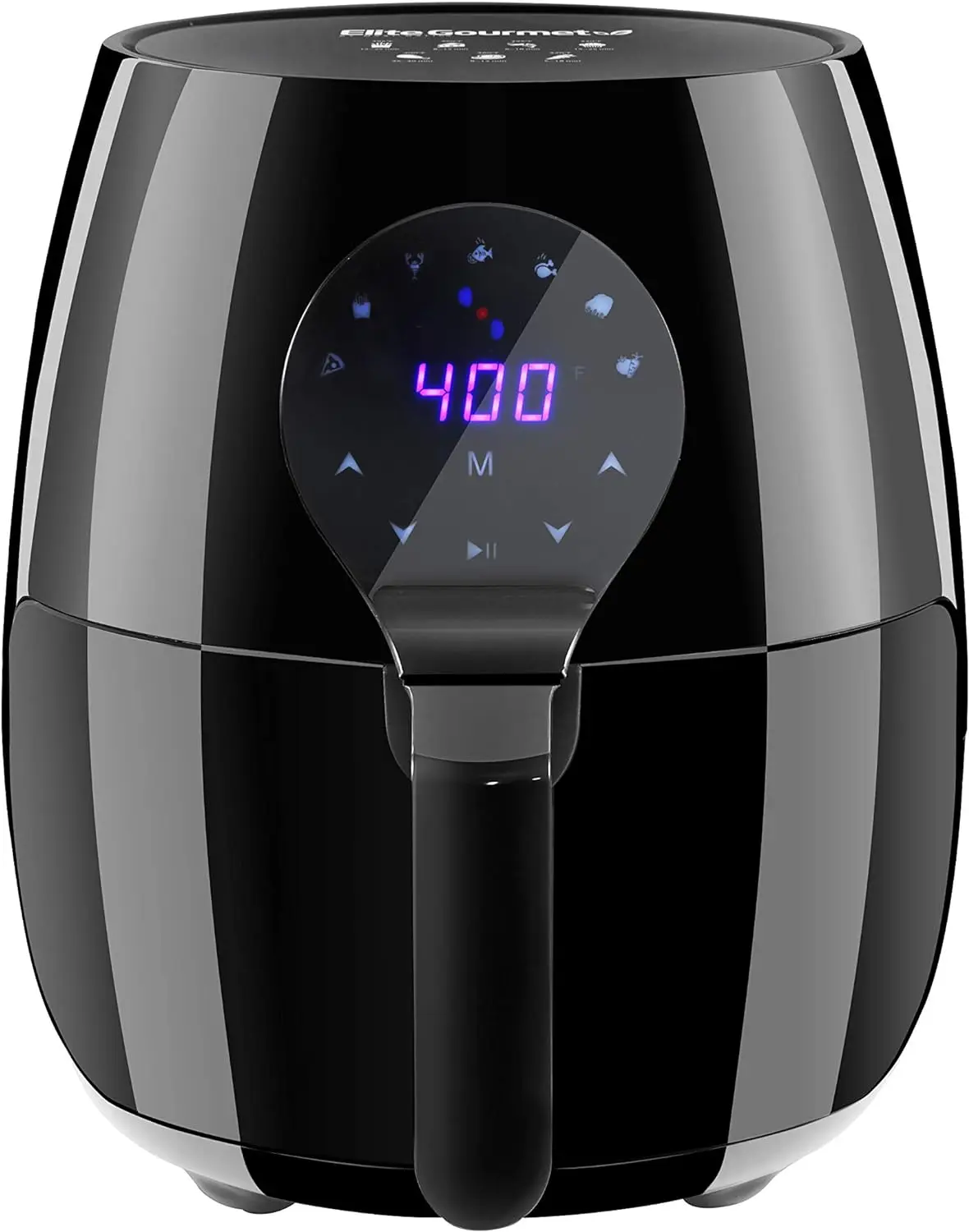 

Platinum EAF5317D Digital 5.3Qt Hot Air Fryer 7 Menu Functions 1350W Oil-Less Healthy Cooker, Timer & Temperature Controls,