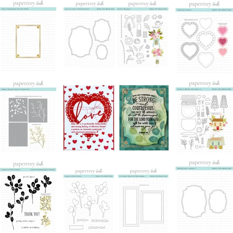 

Heart oval-shaped home Cutting Dies Scrapbook Diary Decoration Stencil Embossing Template DIY Greeting Card Handmade 2026 new