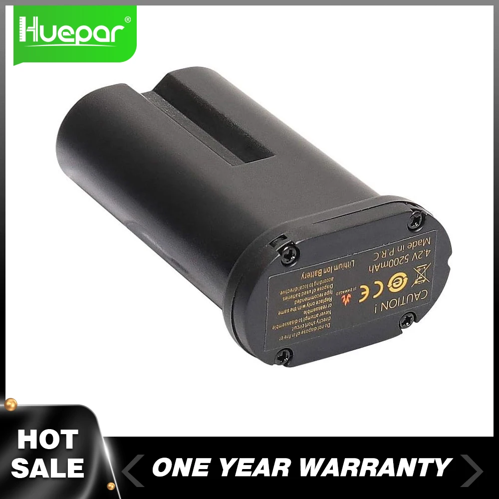 

Huepar Laser Level Backup Lithium Battery For Huepar 903CG/903CR/GF360G/GF360R 4.2V 5200mAh Extra Li-ion Battery