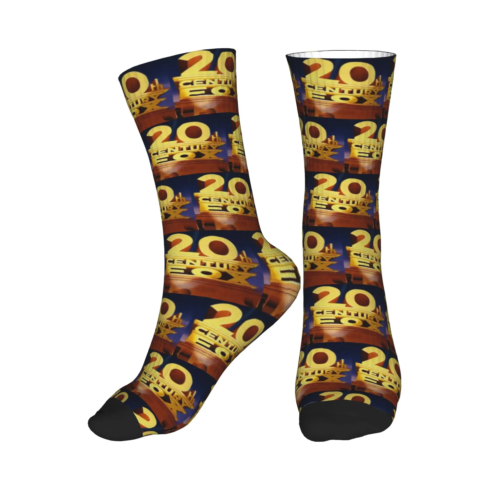 

All Seasons 20th Century Fox Classic Sport Middle Tube Socks Sweat Absorbing Crew Socks Hip Hop Stockings for Men Women