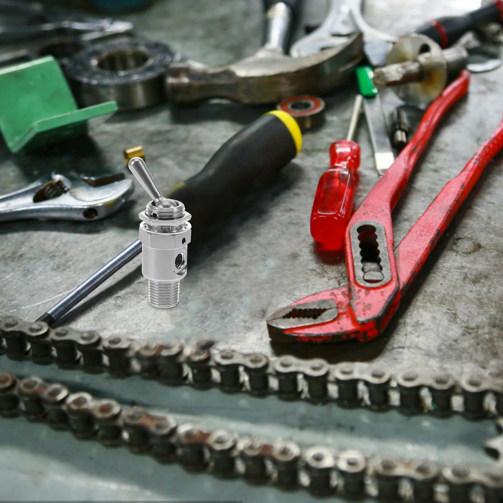 Air Pneumatic Switch Button Manual Control Knob For Pneumatic Mechanisms Mechanical Toggle Replacement Valve Fitting