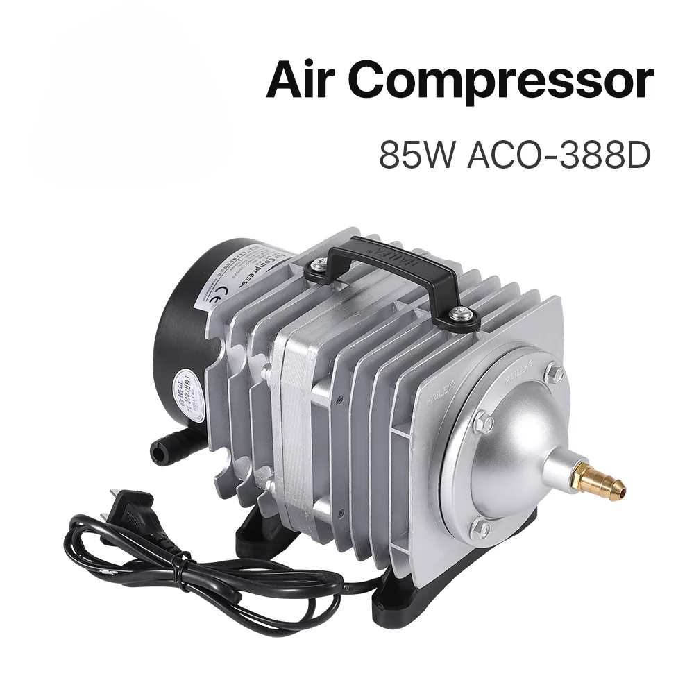 85W Air Compressor Electrical Magnetic Air Pump for CO2 Laser Engraving Cutting Machine ACO-388D