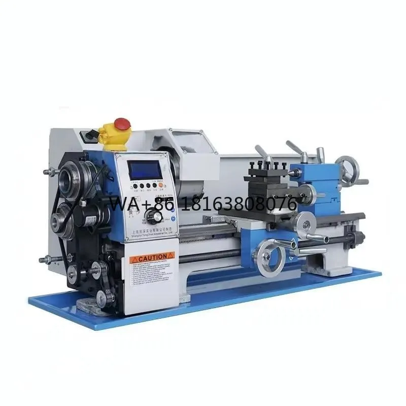 Mini Manual Lathe Machine Medium 220V for Home & Construction Use with 8 Tool Stations and 1 Year Warranty