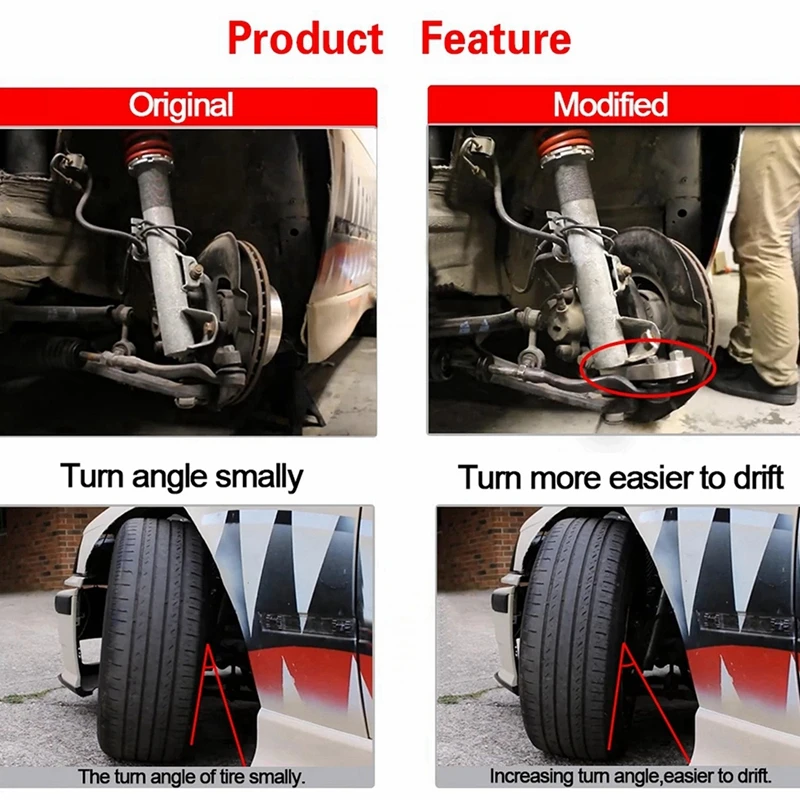 Super Sale Car Accessories Adapter Increasing Turn Angles About 25%-30% E36 for BMW M3 Tuning Drift Power Lower Arms are Require