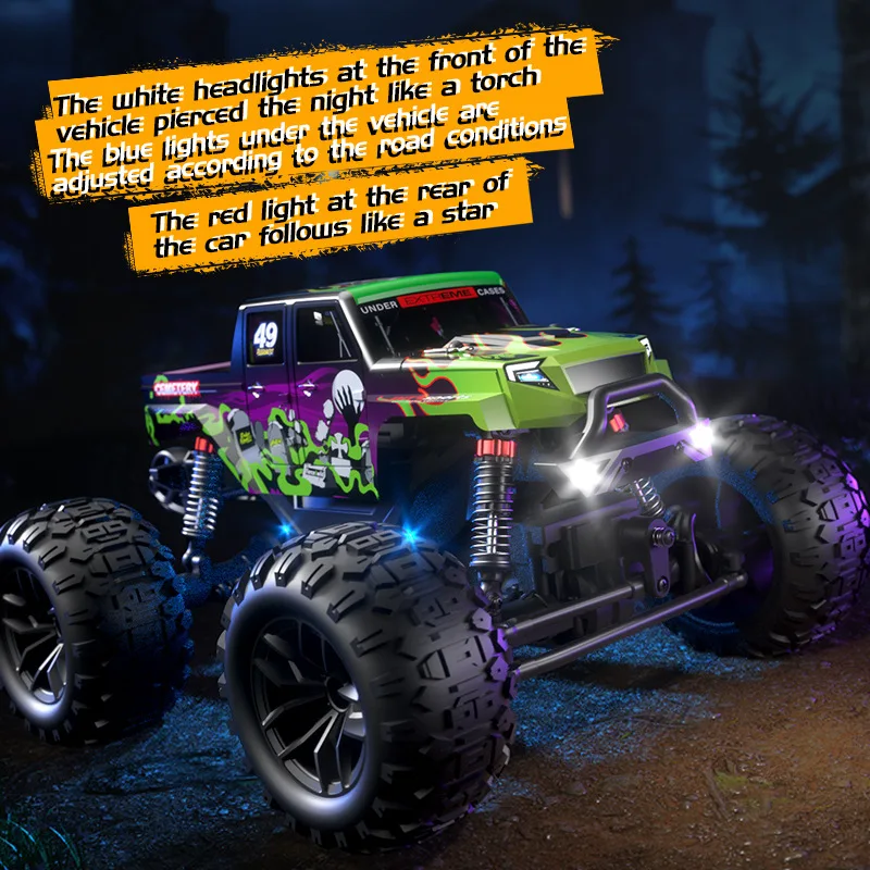 Cool Stuff Toy Car Funny Gift-High-speed 4WD Rc Truck,Remote Control Car,Climbing Off-road Rc Cars,Monster Truck,Toys for Boys