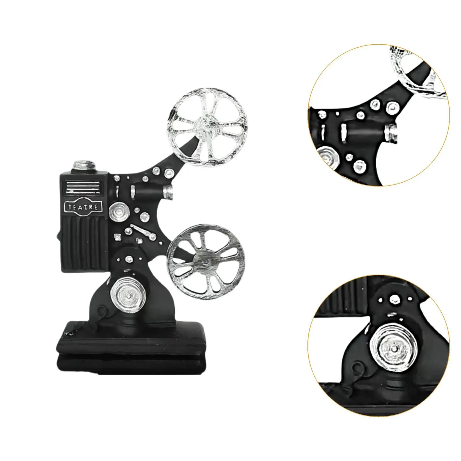 Movie Film Projector Model Statue Statuette Resin Present Craft Art Figurine for