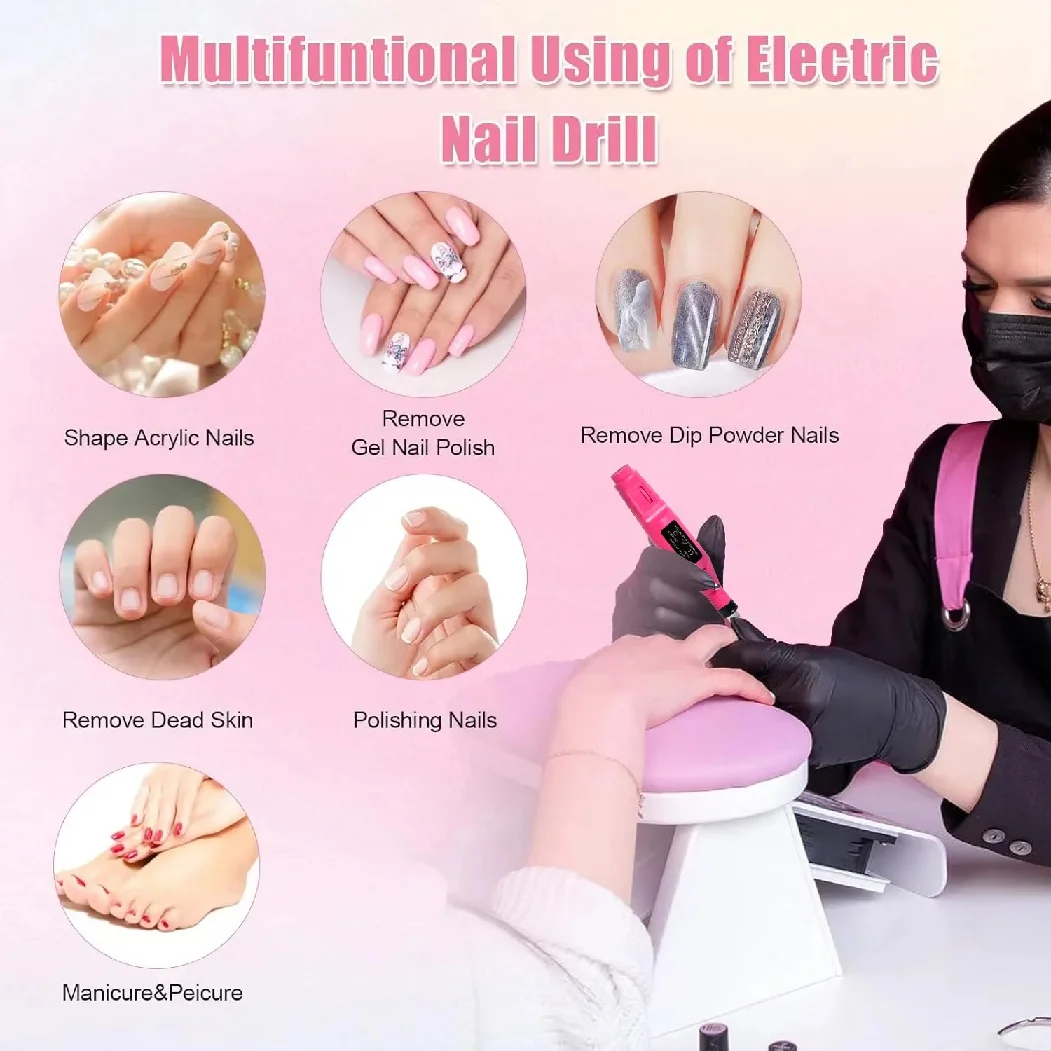 Набор электрических машинок дл – обзор и цена Nail Drill Machine