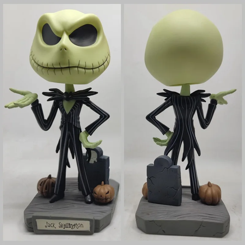 

The Nightmare Before Christmas Jack All Saints'Day Bobblehead Figurine Figure Collect Decoration Film Peripheral Birthday Gifts