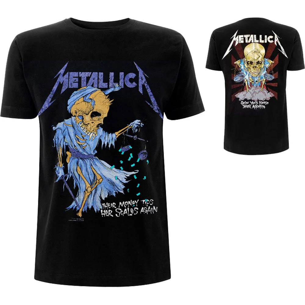 Birth Death Crossed Arms Metallica Band T-Shirt Cotton Graphic Tee Men Women Summer Streetwear