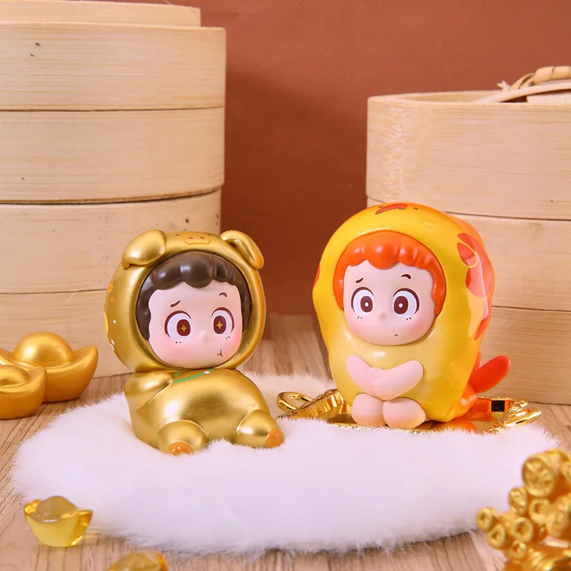 

Подлинная пиньизная мастерская, серия, мини-слепая коробка, кавайная кукла, настольное украшение, модная игрушка-сюрприз, подарок для девочек