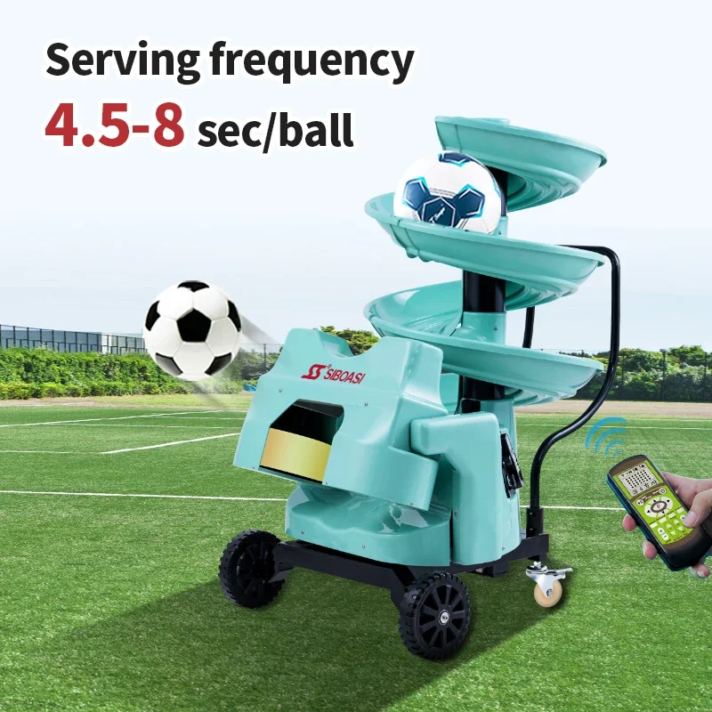 Latest Football Launcher Soccer Coaching Equipment Soccer Ball Throwing Machine