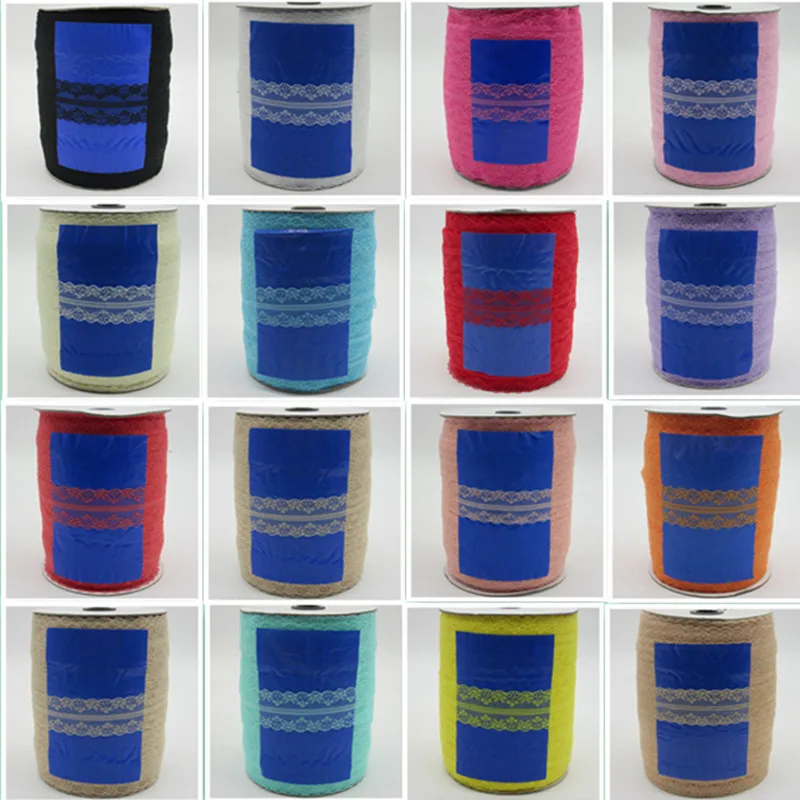 

Wholesale 3000 Yards Lace Ribbon Tape 40MM Wide Trim Handicrafts Embroidered Net Cord For Sewing Decoration african lace fabric