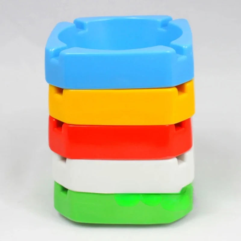 Candy Color Plastic Shatterproof KTV Bar Cafe Ashtray Eco-Friendly Pocket  Shatterproof Cigar Plastic Ashtray Smokeless