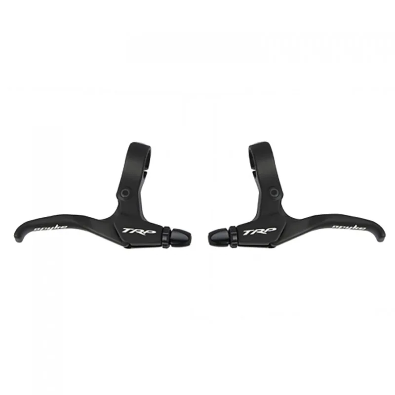 TRP Spyke ML800 2-finger linear pull and disc brake lever set, black long-pull Mountain Bicycle MTB Bike Brake Levers SPYKE