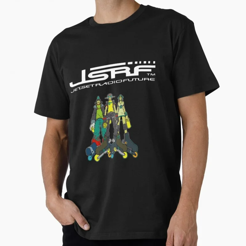 

Jet Set Radio Future Cute Video game Gift t shirt for Anime lover Short Sleeve Graphic Tee Y2K clothes All size cartoon Tops