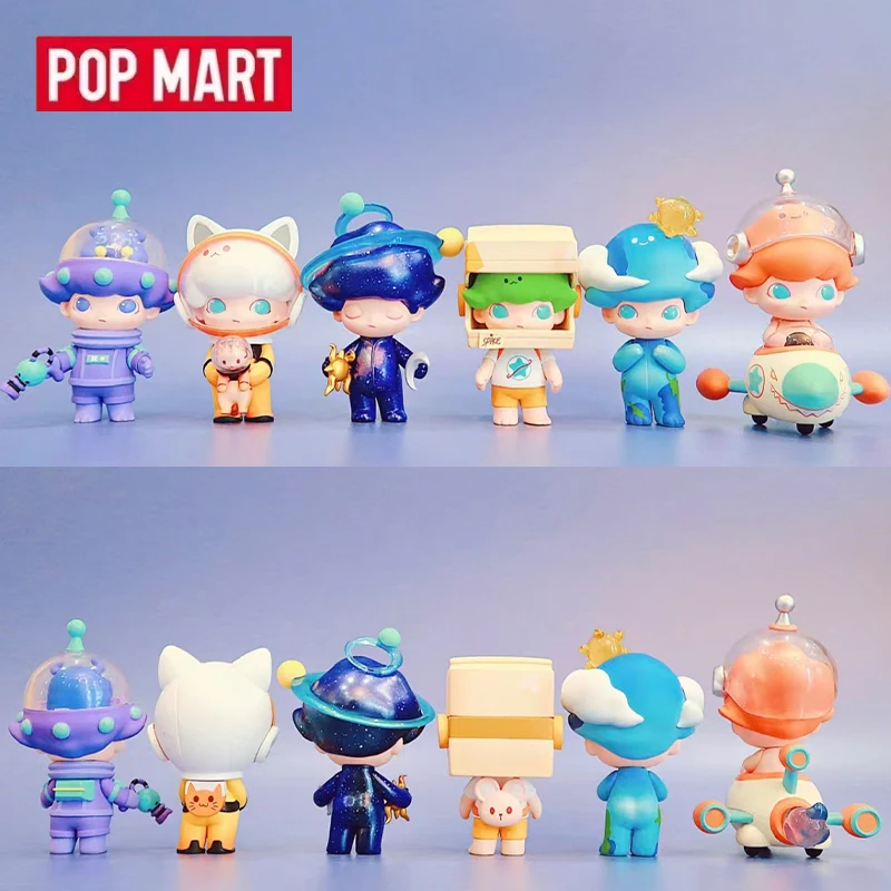 

Pop Mart Dimoo Space Travel Binary Blind Box Toys Kawaii Anime Action Figure Caixa Caja Surprise Mystery Box Dolls Girls Gift