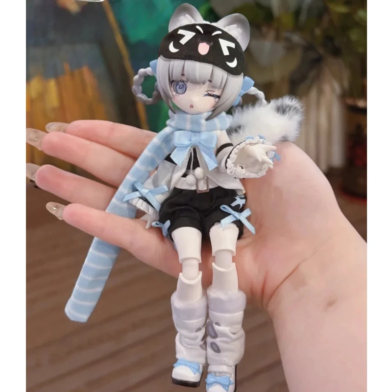 

Surprise Blind Box Genuine Sakura Art Bjd Abnormal 1/12 Articulated Doll Figurine Ornament Toy Girls Birthday Gif