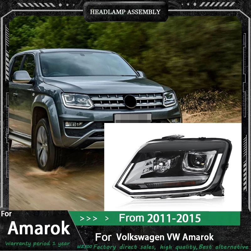 

Car Front Lamps for Volkswagen Amarok 2011-2016 LED Auto Headlights Assembly Upgrade High Configure Projector Lens Accessories
