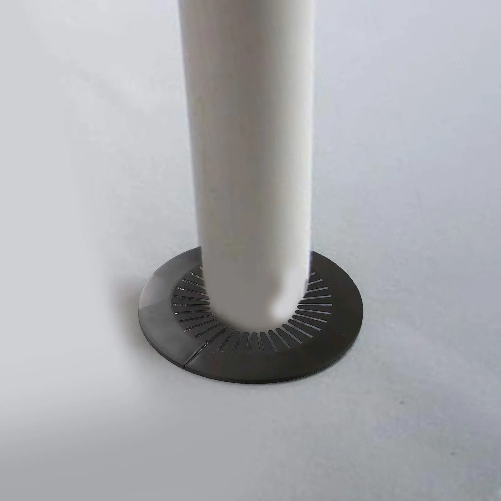 5pc Galvanized Pipe Decoration Cover For Angle Valve & AC Hole Shading Ring Modern Wall Hole Decor Efficient Heat Management