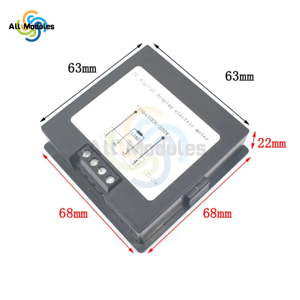 DC6V-200V 20A Display digitale LCD misuratore di corrente di tensione cc 20A consumo energetico impedenza misuratore multifunzione strumenti Tester