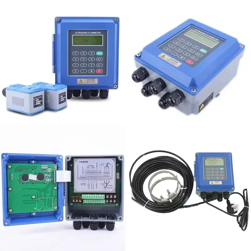 SD Card Slot Version TUF-2000B TM-1 DN50mm-DN700mm TS-2 DN15-DN100mm Ultrasonic Flow Meter TUF2000M Liquid Ultrasonic
