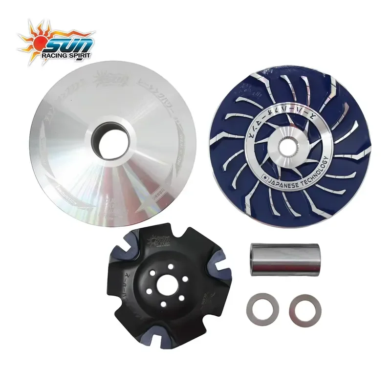SUN Racing New Steel Drive Pulley System for Click125 Taiwan CVT Pulley Set