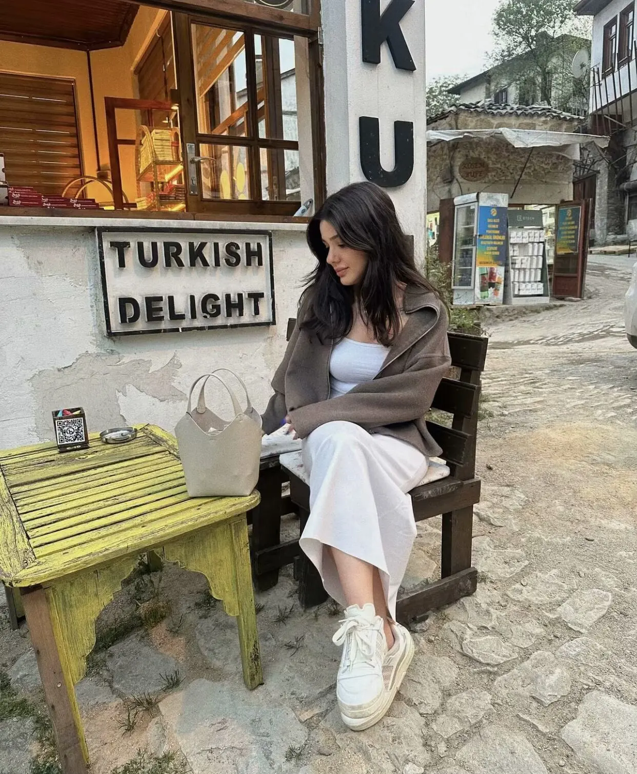 2025 Spring And Autumn Sports Stand Collar Loose Long Sleeve Women's Woolen Jacket Coat B88688