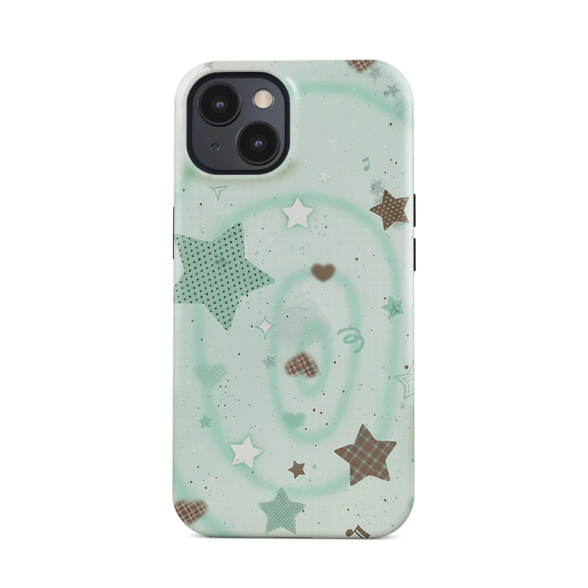 

Light blue star Phone Case For IPHONE 17 16 15PRO MAX 14 13 12 11 Acrylic TPU Two in one Magnetic Phone Cases