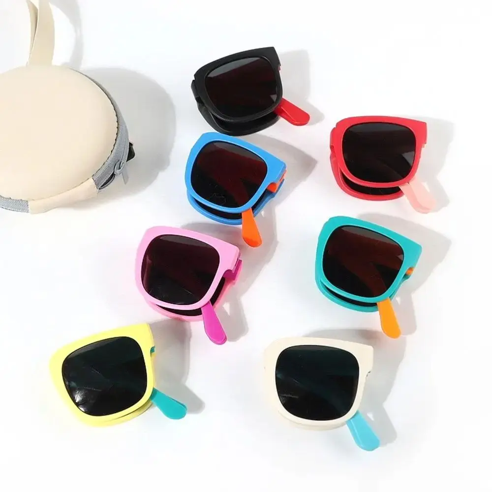 

New Fashion Fold Kids Sunglasses Children Polarized Sun Glasses Boys Girls Glasses Protection Baby Eyewear UV400 Gafas De Sol