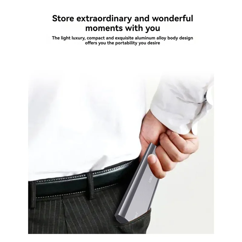 M2 NVME NGFF SATA Ssds USB 3.2 인클로저용 휴대용 외장 드라이브 케이스-2230/2242/2260/2280 B 지원