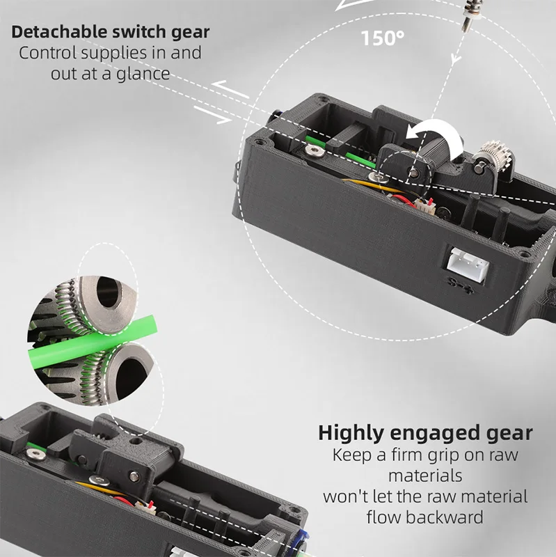 Mellow LLL Filament Buffer für 3D-Drucker – automatische Filamentzuführung, Brucherkennung, verbessert die Druckqualität für Voron Vzbot