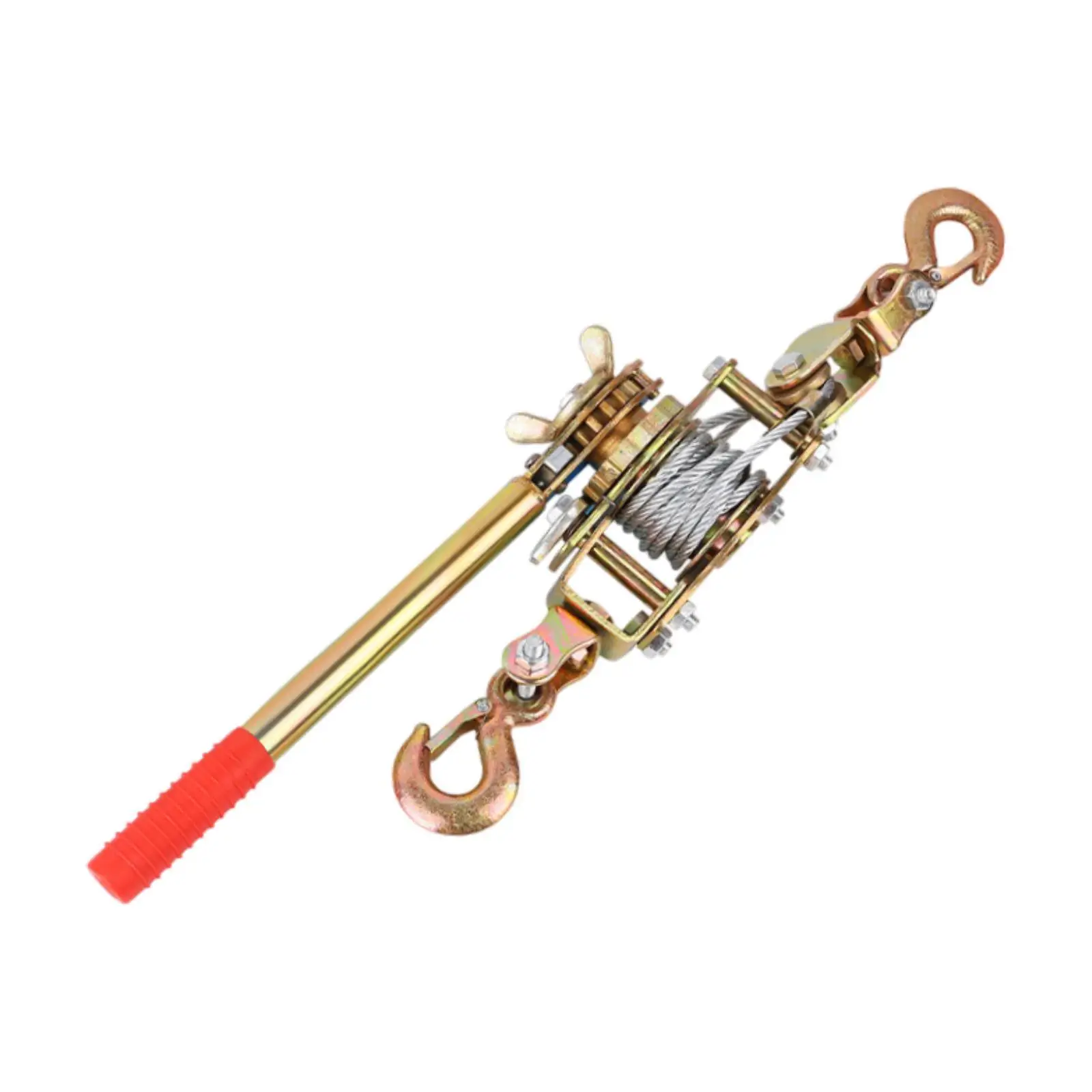 Manueller Drahtspanner, multifunktionales Ratschen-Heberollensystem für Bauarbeitszaunmaschinen, Baustachler, Anhänger