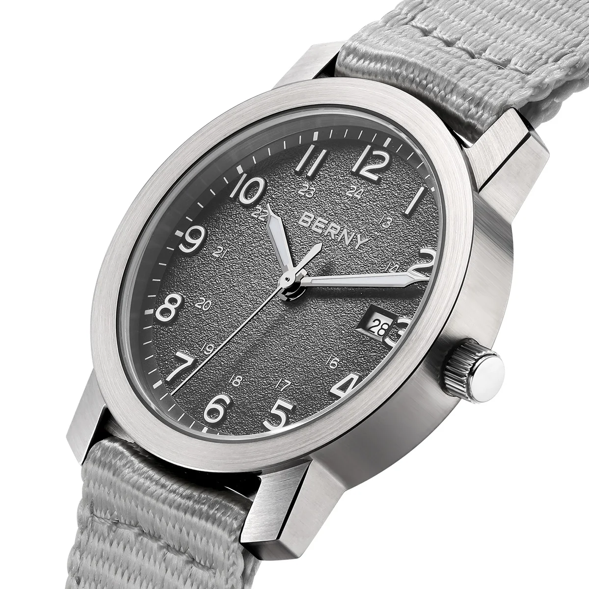 BERNY Women's Watches Luminous Fashion Casual Small Dail Ladies Quartz Watch Lightweight Calendar Easy Read Sport Wristwatch