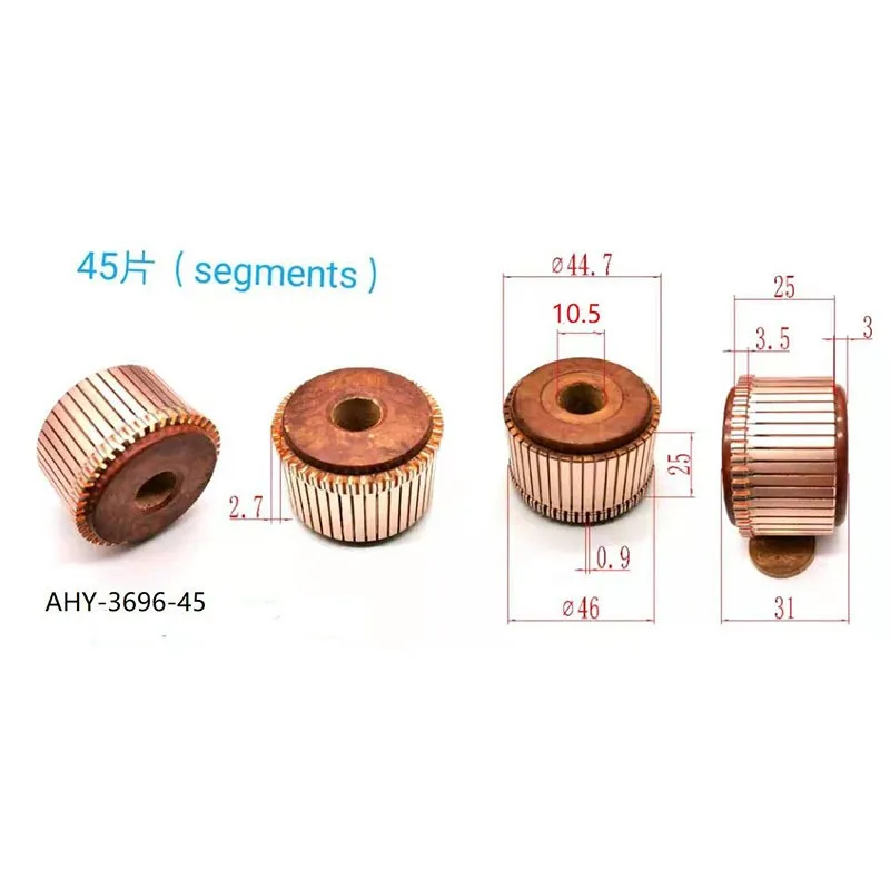 44.7*10.5*25*45P Commutator Ahy-3696-45