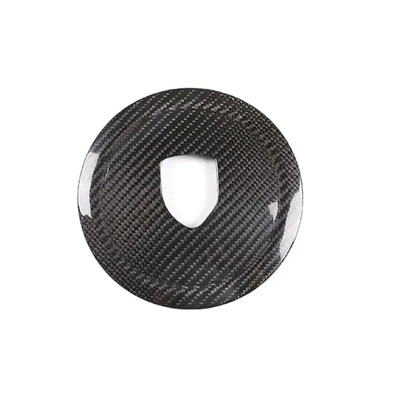 

For Porsche Cayenne Macan 911 Panamera Real Dry Carbon Fiber 08-2016 Interior Steering Wheel Center Cap Modification Accessories