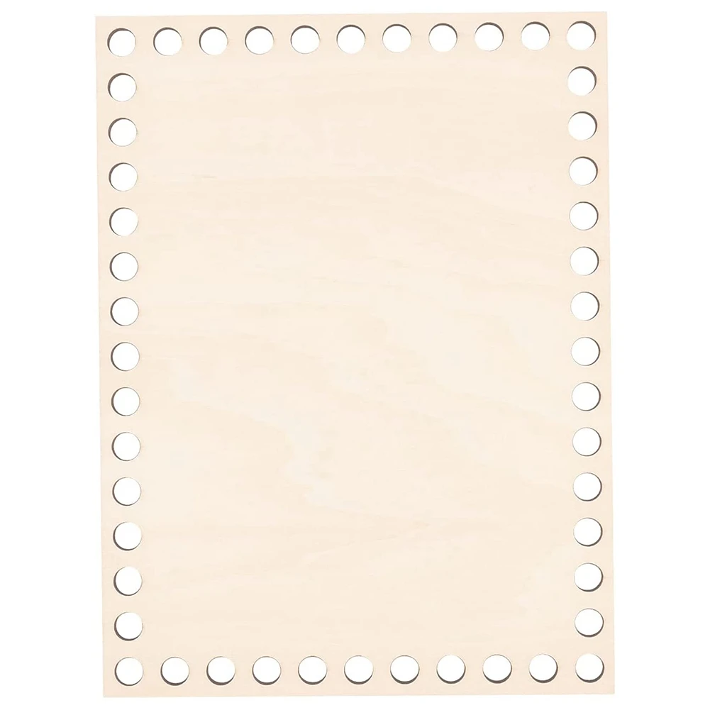 7,8X5,9 дюймов натуральное деревянное дно корзины, прямоугольная пустая корзина для вязания крючком, деревянная основа для DIY корзины, принадлежности для плетения GSY