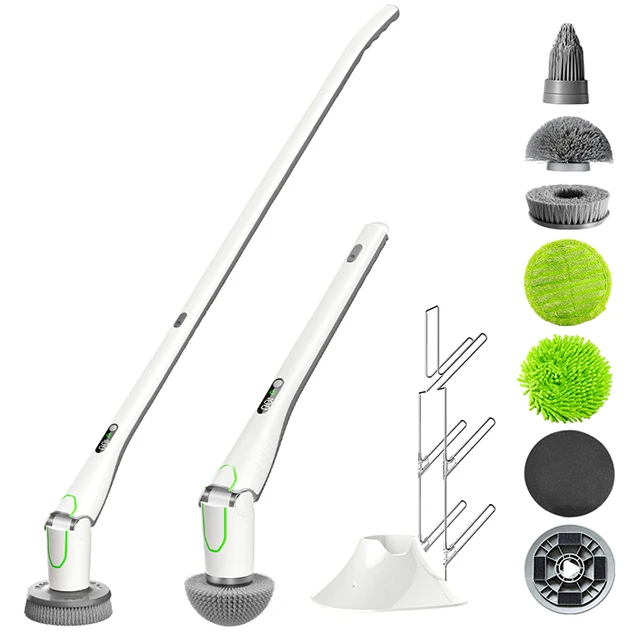 

6 Brushes Replacement Cleaning Brush Electric Spin Scrubber For Kitchen, Cordless Power Spinning Scrub Brush