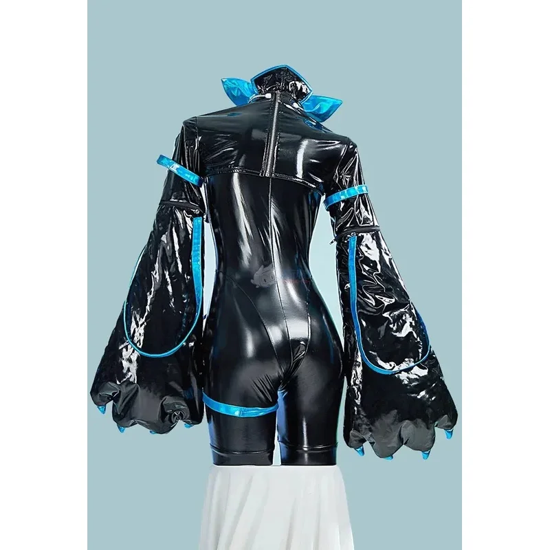Az15Anime Miku Kostum Cosplay Wanita Kawaii Seksi Kulit Bodysuit Cakar Setelan Lucu Seragam Perawat Halloween Karnaval Pesta Pakaian