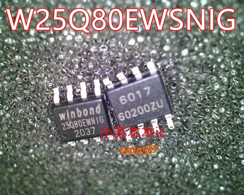 5 peças W25Q80EWSNIG W25Q80EWNIG 25Q80EWN1G SOP8 1.8V novo e original IC em estoque