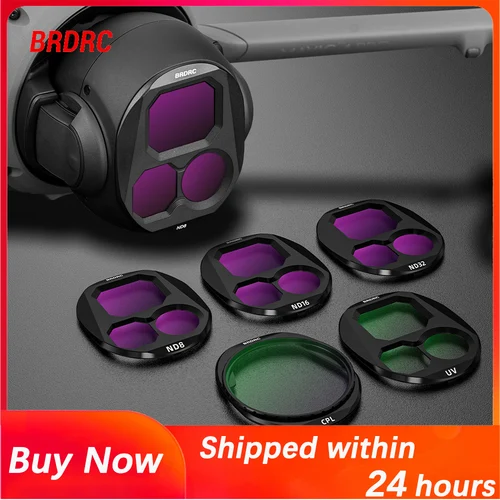BRDRC-filtros de lentes de calidad UV/CPL/ND para DJI Mavic 4 Pro, vidrio óptico, marco de aleación de aluminio con nanorecubrimiento, accesorios Mavic 4Pro