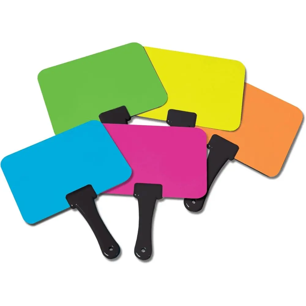 مجموعة ألواح المسح الجاف النابضة بالحياة مكونة من 10 قطع |   مثالية للتعلم التفاعلي والقرارات الجماعية |   حجم صغير للفصول الدراسية والميتي