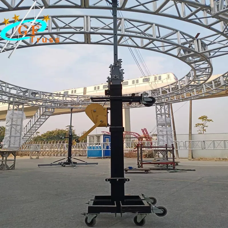 Line Array Speaker Truss Crank Stand Heavy-duty Elevator Tower Crank Stand